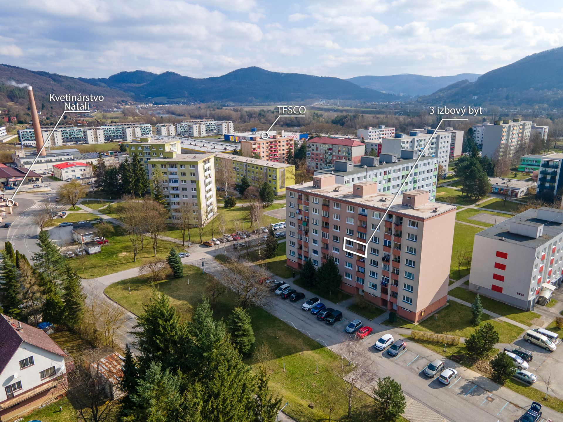 Prenajom 3i bytu v Púchove